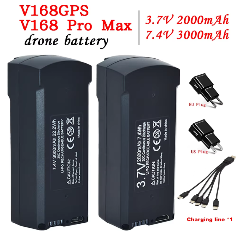 Drone Mapping - GPS V198 7,4V 3000mAh Akku RC